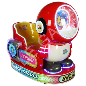 Manège de voyage spatial pour enfants avec effet de neige intégré, construction métallique, poids 35 kg, alimentation 110/220 V, machine de jeu d'arcade - Product Image 2