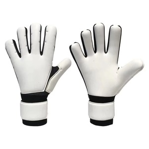 Unisex OEM Service Professional Factory Made Soccer Goalkeeper Gloves Breathable Latex Anti-slip Adjustable Wrist Strap Full - Product Image 1
