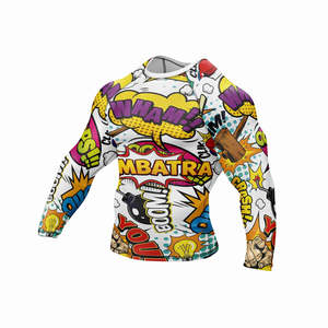 <b>Long</b> <b>Sleeve</b> Custom Compression Jiu Jitsu Kimono Full Printing MMA BJJ Rash Guards for Boxing Rash Guard Fight Wear Shirt - Product Image 4