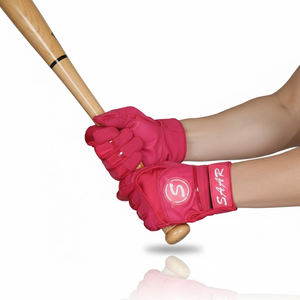 Gants de frappe de baseball professionnels unisexes personnalisables, antidérapants, en polyester/coton, fermeture auto-agrippante, haute qualité, durables - Product Image 6
