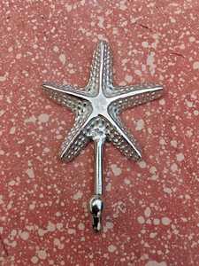 Custom Metal Nautical Starfish <b>Wall</b> <b>Hooks</b> Wholesale Animal Decorative Hangers for <b>Keys</b> Towels Clothes Sea Theme Home Decor - Product Image 3