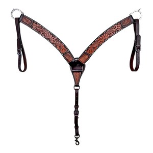 High Quality <b>Leather</b> Western Headstall Horse Bridle for Barrel Racing Rodeo Trail Riding Tack - Product Image 2