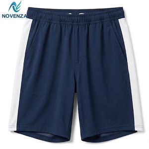 Men Sports Running <b>Shorts</b> Solid High Quality <b>Spandex</b>/Polyester Fabric Quick Dry Elastic Waist Customized Design for Fitness - Product Image 1