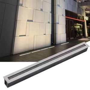 Lampe linéaire encastrée 6W 18W 24W pour extérieur, jardin, mur, allée, éclairage encastré au sol - Product Image 4