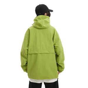 Vestes coupe-vent streetwear pour hommes, légères, à capuche, mode printemps, en nylon, veste de sport, double fermeture éclair, imperméable - Product Image 6