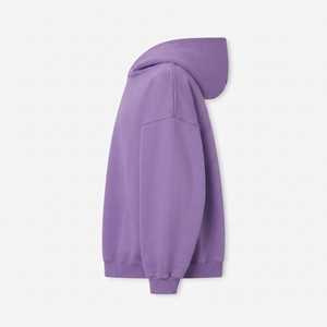 Sudadera con capucha de estilo nuevo para invierno, oversize, con hombros caídos, gruesa, estilo streetwear, 100% algodón, forro polar, corte holgado, para hombre. - Product Image 3