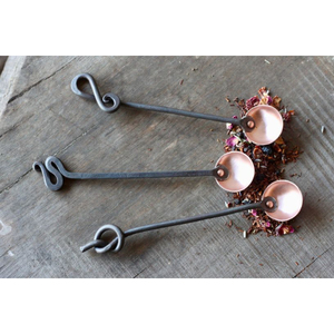Ensemble de cuillères à mesurer vintage en laiton, outils de cuisine en métal, lavage à la main uniquement, cuillères à mesurer durables à long manche - Product Image 4