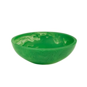 Tazón Redondo de Resina Ámbar Naranja Pulido a Mano, Otros Recubrimientos, Moderno, Lujoso, Ligero, Vajilla para Servir Alimentos, Decorativo - Product Image 2