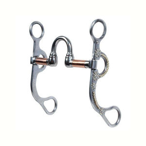 Bob Avila Boquilla de acero inoxidable lisa con vástago tipo margarita para corrección, Instrumentos veterinarios para propietarios de caballos, Fabric TFS-MOTS-05 - Product Image 4