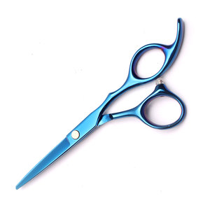 Tijeras de Peluquería Profesionales de Titanio con Logotipo Personalizado, para Diestros, de Acero Inoxidable, con Empuñadura de Goma, Gran Venta - Product Image 3