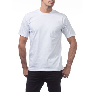 เสื้อยืดเปล่าแบบหนาพิเศษสำหรับผู้ชาย ผ้าฝ้าย 100% สีขาวล้วน คอกลม ทรงหลวม แขนสั้น ผู้ผลิตเสื้อยืดเปล่า - Product Image 6