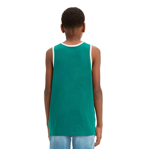 <b>Boys</b> Tank Tops Customized Sleeveless Elastic Casual Muscle Cool Summer 2025 Trendy Model PolyesterCotton Quick Dry & Breathable - Product Image 3