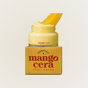 Crema facial natural Edel Ground Mango Cera Triple Cream 70ml, crema facial con niacinamida, crema facial para hombres - Product Image 1