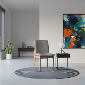 Chaise de salle à manger de restaurant, structure en teck massif, rembourrage de haute qualité, taille personnalisée, mobilier moderne Fany pour la maison - Product Image 1