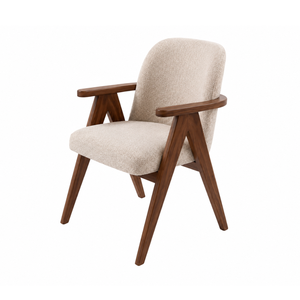Juego de Comedor de Madera de Teca de Lujo, Muebles de Comedor Modernos de Madera, Silla Tapizada, 6 Plazas, para Hogar, Hotel, Villa, Restaurante - Product Image 2