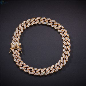 Pulsera de Diamantes Cultivados en Laboratorio Estilo Rapper, Pulsera de Lujo con Incrustaciones de Diamantes, Pulsera Hip Hop Personalizada con Eslabones Cubanos - Product Image 3