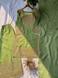 Collection de Robes Palazzo Abaya de Soirée et de Fête pour Femmes Musulmanes, Broderies Premium, Sans Plis, Longueur Genou, Vente en Gros - Product Image 4