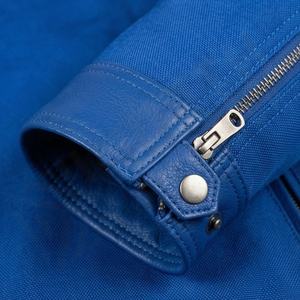 แจ็คเก็ตหนังแท้สำหรับขี่มอเตอร์ไซค์คุณภาพดีที่สุดสำหรับผู้ชาย รุ่นใหม่ล่าสุดสำหรับฤดูหนาว พร้อมแผ่นป้องกันที่ถอดออกได้ สามารถสั่งทำได้ - Product Image 6