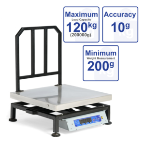 ACE <b>Top</b> Selling Digital Heavy-Duty Stainless Steel Compact Platform Weighing Scale 10/20 Gram Accuracy 120kg <b>Load</b> Capacity 1 - Product Image 1