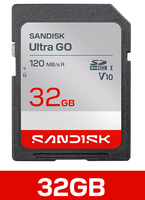 Carte mémoire SD Ultra GO 32 Go 120 Mo/s, SDSDUGN-032G-GN6IN