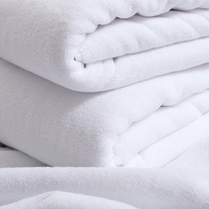 Serviette de bain 100% coton blanc 550 GSM, qualité supérieure, épaisse, douce et absorbante, pour hôtel et maison - Product Image 3