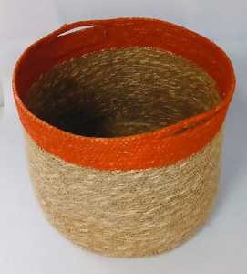 Nouvel Arrivage Panier de Rangement Pliable en Corde de Jute avec Couvercle, Organisateur Tressé Écologique pour Cuisine, Vêtements, Maison, Chambre, Salle de Bain - Product Image 4
