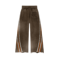 Survêtements de maternité à capuche imprimés à pois animaux, effet délavé soleil et délavé à l'acide, imperméables, avec logo personnalisé, longueur intégrale, en molleton bouclette 340 g/m²