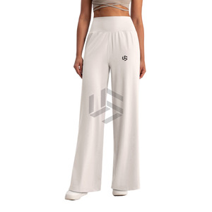 Pantalones de Yoga de Nylon para Mujer, Cintura Alta, Degradado, con Logotipo Personalizado, Cómodos, Casuales, con Cordón Ajustable - Product Image 2