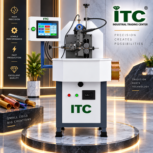 เครื่องทำสปริง ITC 200W 220V ควบคุมด้วย PLC อุปกรณ์ขึ้นรูปขดลวดความแม่นยำสูง ความจุ 300 ชิ้น ขนาด 8 นิ้ว - Product Image 5