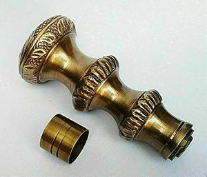 Modern Brass Head Walking <b>Cane</b> Handle 5 Inch Designer Handle for Wooden Walking Stick OEM Wholesale - Product Image 4