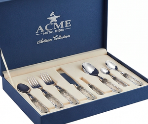 Luxury <b>Crystal</b> Handle Flatware Set Stainless Steel Elegant Silver Finish Rust Proof Dishwasher Safe Wedding Tableware And Hotel - Product Image 5