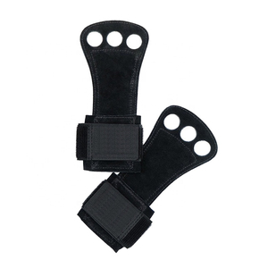 Soporte de Muñeca con Agarre de Barra Alta, Cierre Ajustable de Gancho y Bucle, Unisex, Entrenamiento de Fuerza, ANAX SPORTS, Cuero, Levantamiento de Pesas - Product Image 1