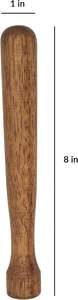Moulin à cocktail en bois |   Outil de bar en bois naturel pour écraser les fruits et les herbes |   Essentiels pour les barman : Vente en gros, OEM - Product Image 5