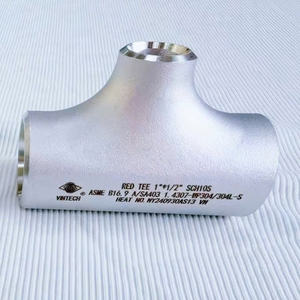 โรงงานเวียดนาม ผลิตข้อต่อท่อสแตนเลสไร้รอยต่อ ASME B16 9 รุ่น WP304 304L สำหรับงานอุตสาหกรรม แบบเชื่อมชน - Product Image 1