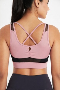 Top Quality Women Yoga Fitness Sexy <b>Bra</b> Sportswear Fitness <b>Stretch</b> Seamless <b>Bra</b> With Custom Logo - Product Image 5