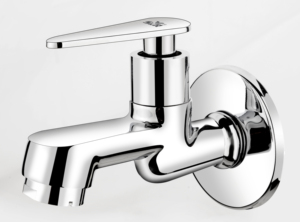 Durable bibcock chrome plated brass wall mounted water <b>tap</b> bathroom fitting heavy duty plumbing valve garden utility use - Product Image 2
