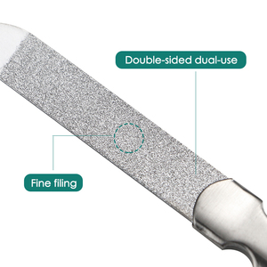 New Double-Sided Nail <b>File</b> Tool for Ingrown Toenails Eco-Friendly Custom Logo Packaging Stainless Finger Double Nail <b>File</b> - Product Image 4