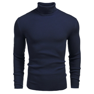 Spring Summer Short Sleeve <b>Checkered</b> Pattern Ribbed Men's <b>Top</b> Zipper Polo Neck Men's Cotton Knit Sweater - Product Image 1