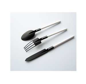 Ensemble de couverts en or, acier inoxydable, couverts dorés de luxe, finition miroir, vaisselle de table, utilisation en restaurant et à domicile, argenterie - Product Image 6
