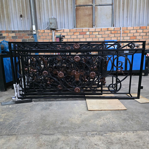 Rampe de balcon en fer forgé résistante à la rouille pour espaces extérieurs avec structure sécurisée et finition élégante - Product Image 4