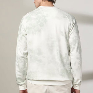 เสื้อสเวตเชิ้ตผู้ชายสไตล์มินิมอล แนวสตรีทแวร์ แขนจั๊มพ์ คอวี ลำลอง - Product Image 4
