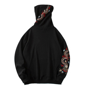 Fournisseur de sweats à capuche épais personnalisés avec broderie en relief – Sweat à capuche premium avec logo brodé sur mesure - Product Image 1