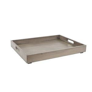 Plateau de service rectangulaire en bois poli et durable pour le petit-déjeuner, la salle à manger et la cuisine - Product Image 3