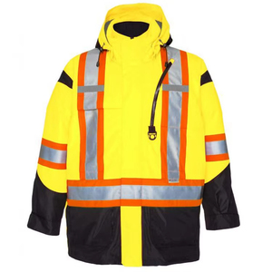 Manufacturer Wholesale Rate Fashionable Customization Safety Reflective Clothing Men Team Sports Safety <b>Work</b> Wear <b>Jackets</b> - Product Image 4