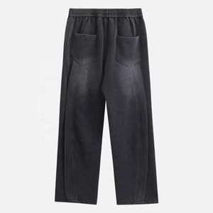Pantalon en molleton uni unisexe, chaud, décontracté, style jogging, doux, pour l'hiver, vente en gros, fabricant - Product Image 2