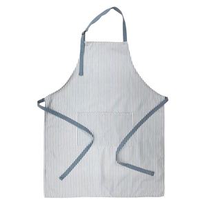 Delantal de cocina sin mangas de estilo azul francés Diseño liso Poliéster con bolsillos para limpieza y cocina de alimentos para uso doméstico - Product Image 2