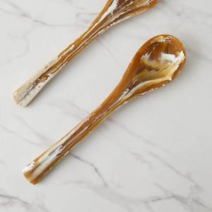 Ensemble de cuillères à mélanger en résine de qualité supérieure, ensemble de cuillères de service artisanales de luxe - Product Image 4