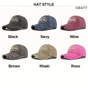 Gorra de Béisbol de Mezclilla Lavada con Parche Bordado de Nueva Orleans, Estilo Casual Ajustable, Transpirable, de Algodón para las Cuatro Estaciones - Product Image 2