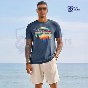 Chemise imprimée pour homme, respirante, légère, confortable, prix raisonnable, meilleure vente, haute qualité, logo personnalisé, prix de gros. - Product Image 5