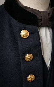 Veste en laine pour homme, style uniforme militaire américain, reproduction vintage, double boutonnage, type veste de combat - Product Image 6